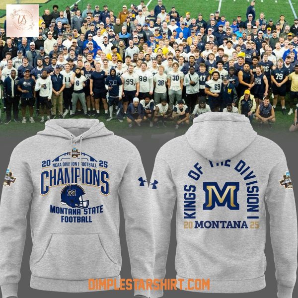 Montana State Football NCAA Champions 2025 Hoodie T-Shirt