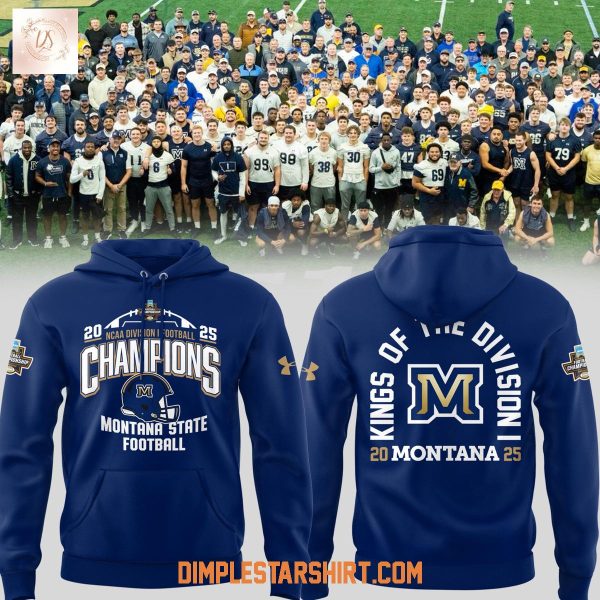 Montana State Football NCAA Champions 2025 Hoodie T Shirt