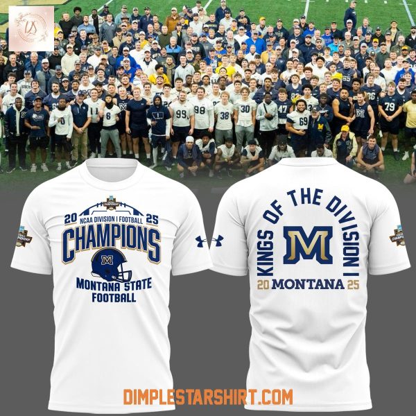 Montana State Football NCAA Champions 2025 Hoodie T Shirt