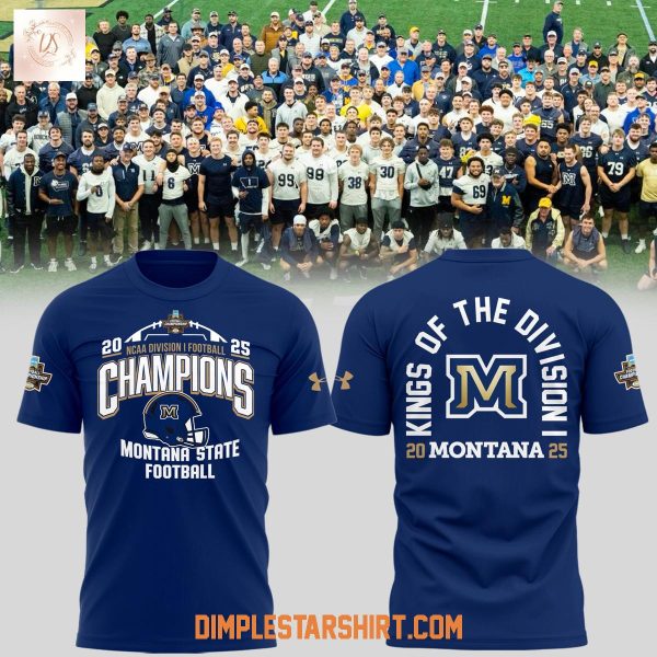 Montana State Football NCAA Champions 2025 Hoodie T Shirt