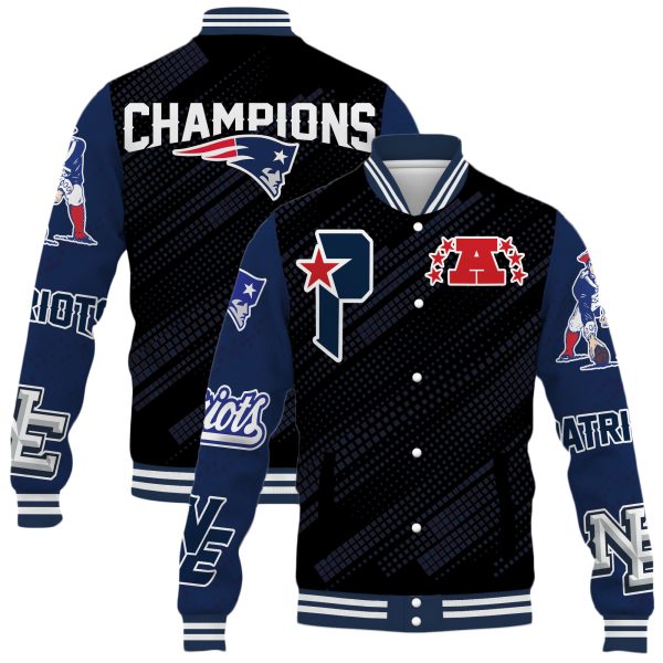 New England Patriots Champions Baseball Jacket