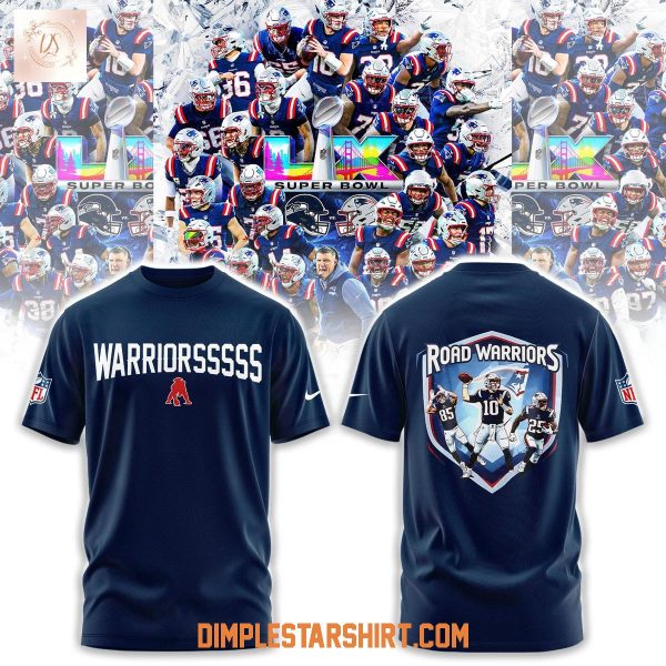 New England Patriots Road Warriors Hoodie T Shirt