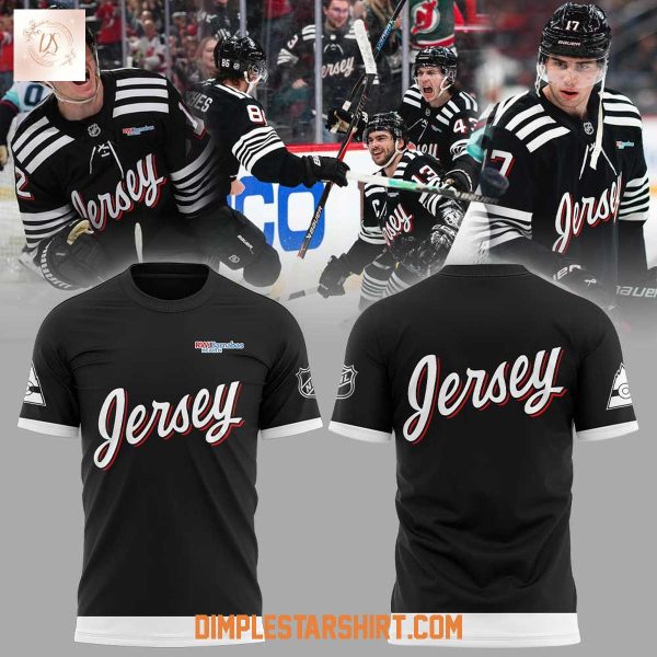New Jersey Devils Black Alternate Premier Uniform Hoodie Shirt