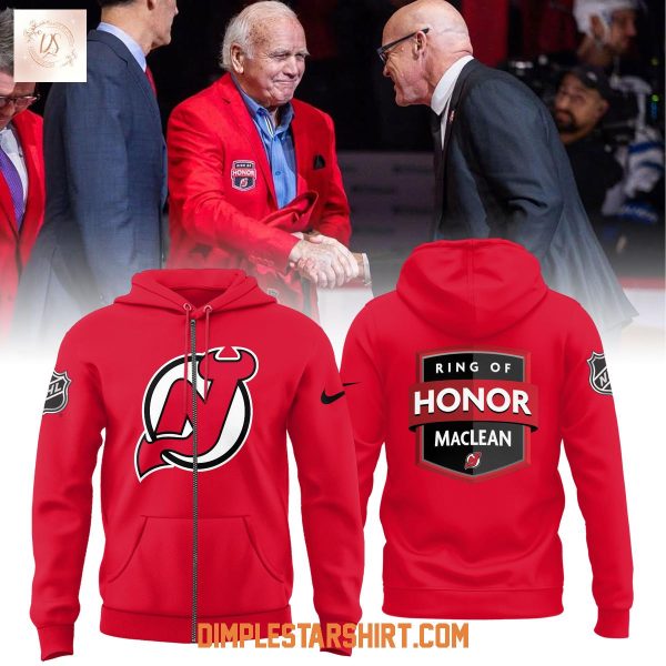 New Jersey Devils Ring Of Honor Maclean Hoodie T Shirt