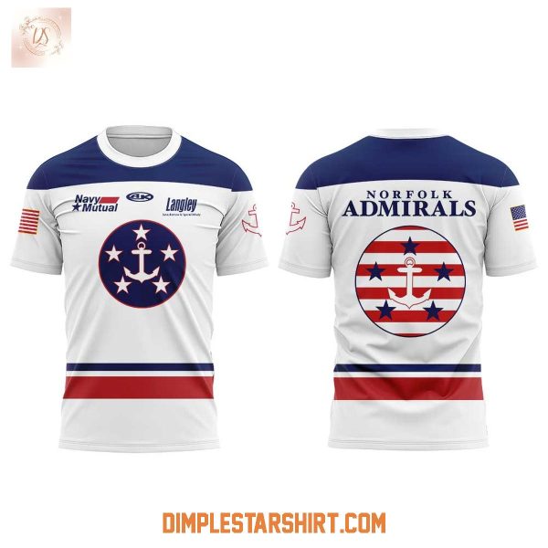 Norfolk Admirals Our Military Appreciation Hoodie Shirt