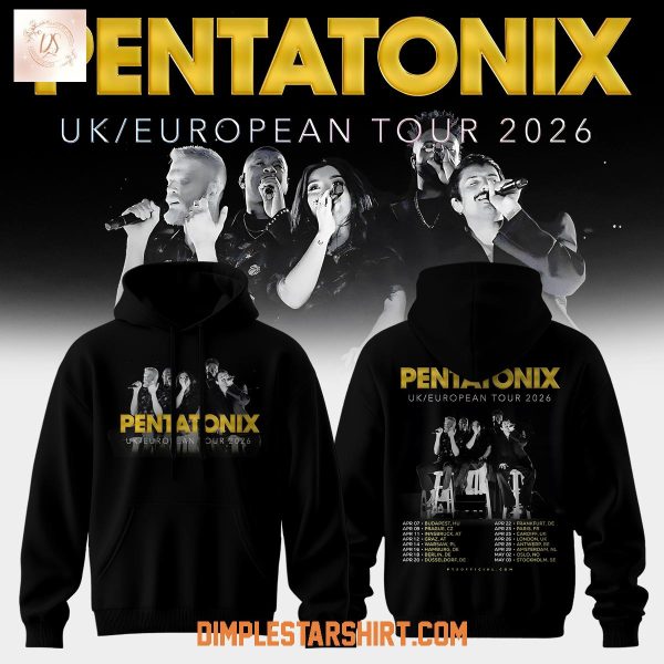 Pentatonix UK/European Tour 2026 Hoodie T Shirt