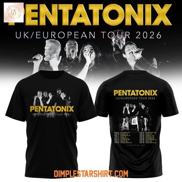 Pentatonix UK/European Tour 2026 Hoodie T Shirt