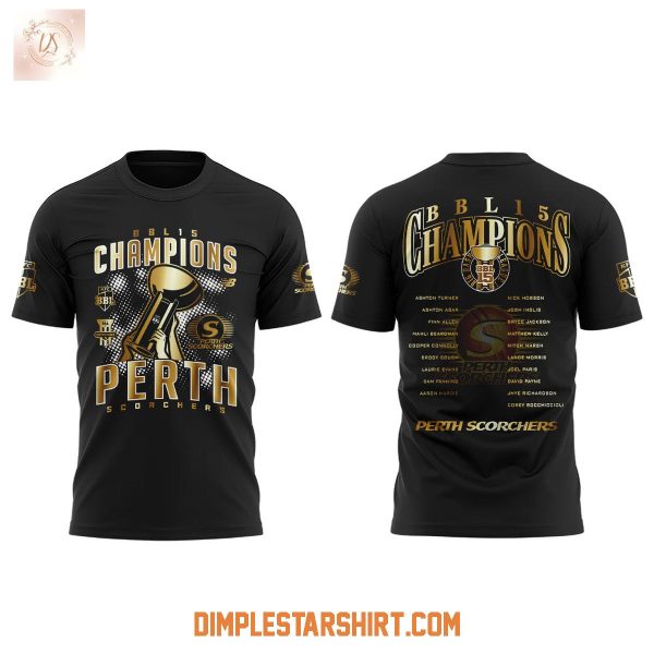 Perth Scorchers Champions BBL15 Hoodie T Shirt