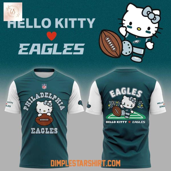 Philadelphia Eagles x Hello Kitty Supercute Hoodie T Shirt