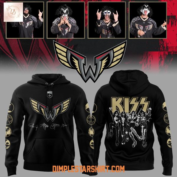 Philadelphia Wings Collab Kiss Band Hoodie T Shirt