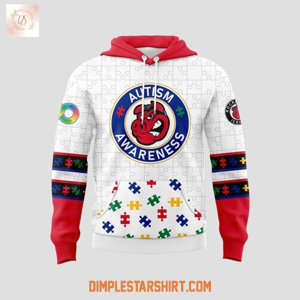 Rockford IceHogs Autism Awareness Night Hoodie T Shirt