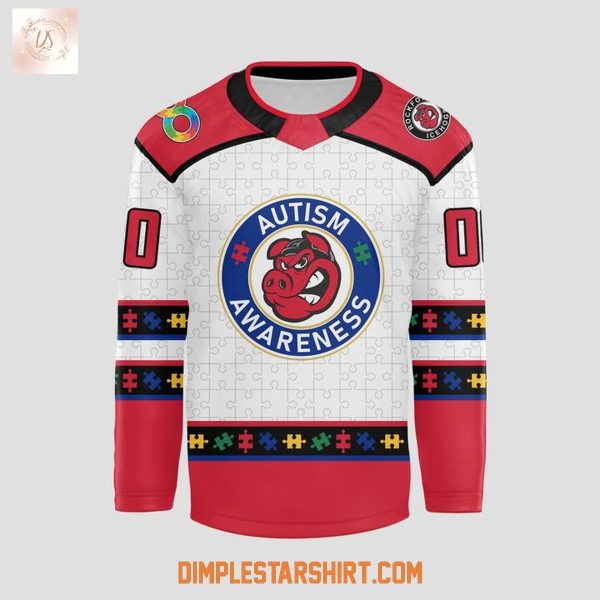 Rockford IceHogs Autism Awareness Night Jersey
