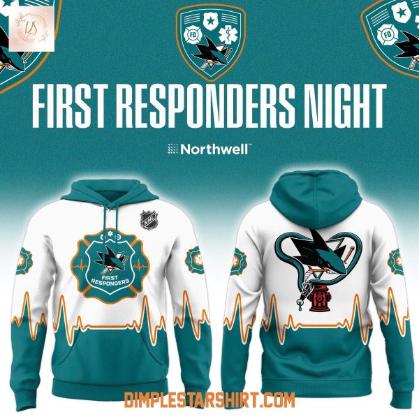 San Jose Sharks First Responders Night 2026 Hoodie Shirt