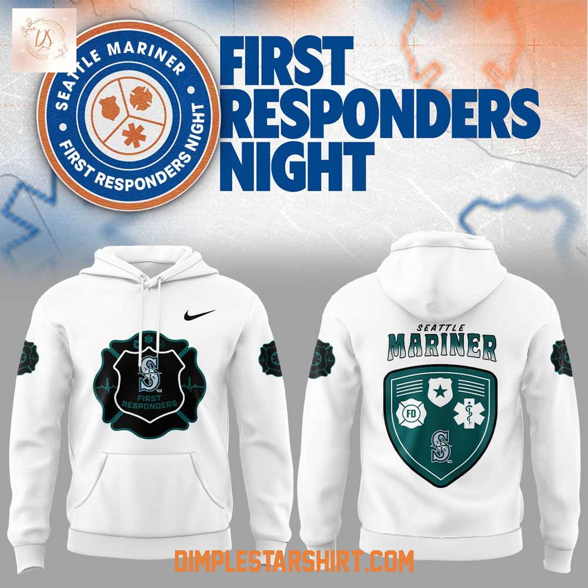 Seattle Mariners First Responders Night 2026 Hoodie T-Shirt Seattle Mariners First Responders Night 2026 Hoodie T-Shirt