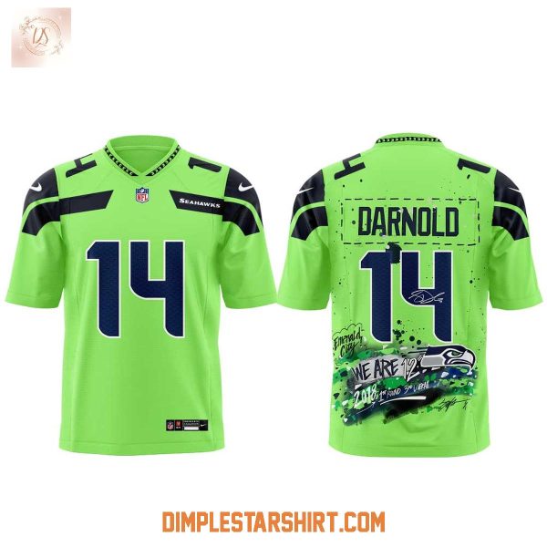 Seattle Seahawks Fine Art Launches Super Bowl LX Football Jersey