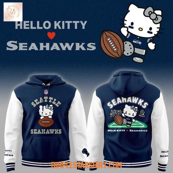 Seattle Seahawks x Hello Kitty Supercute Hoodie T-Shirt
