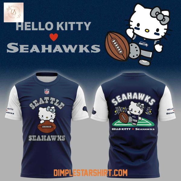 Seattle Seahawks x Hello Kitty Supercute Hoodie T Shirt
