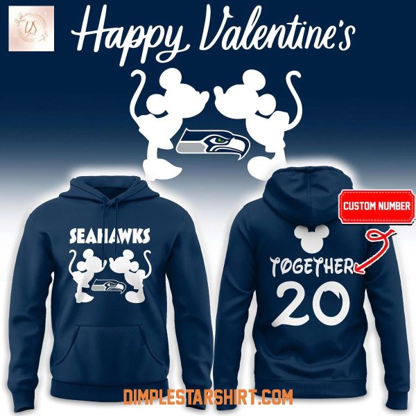 Seattle Seahawks x Valentine Day Mickey Mouse Hoodie T-Shirt
