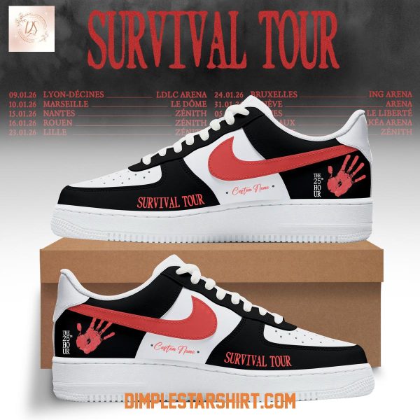 Survival Tour Europe 2026 Air Force 1 Shoes