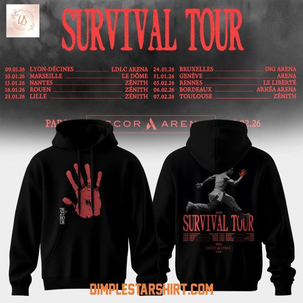 Survival Tour Europe 2026 Hoodie T Shirt