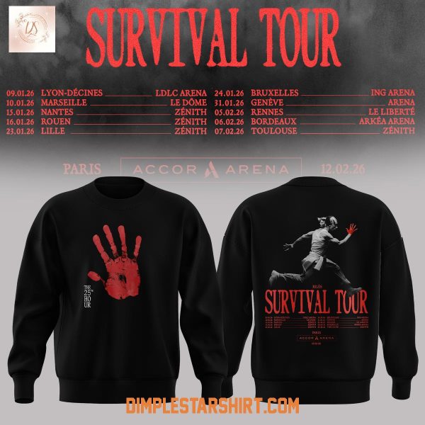 Survival Tour Europe 2026 Hoodie T Shirt
