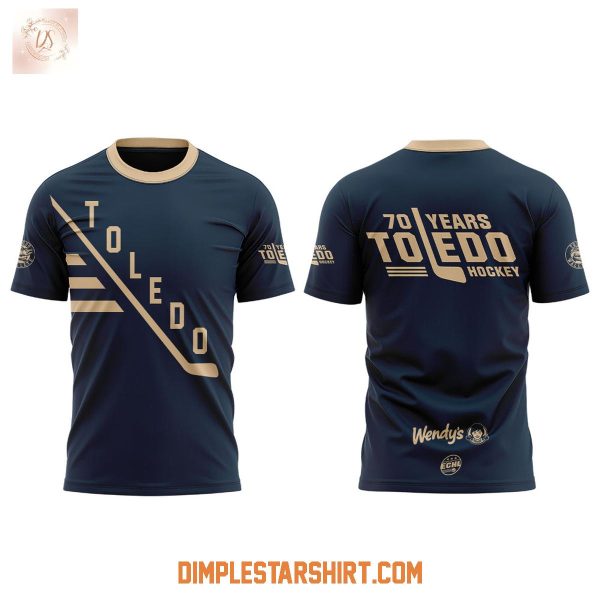Toledo Walleye 70 Years Anniversary Hockey Jersey