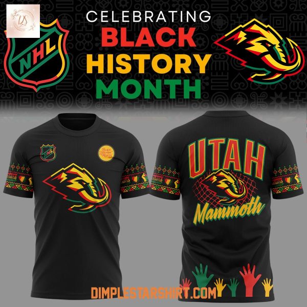 Utah Mammoth Black History Month Hoodie T Shirt