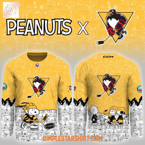 Wilkes-Barre/Scranton Penguins Peanuts Night Game Jersey