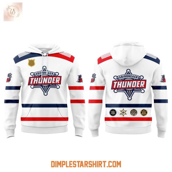 Adirondack Thunder Law Enforcement Night Hoodie T-Shirt