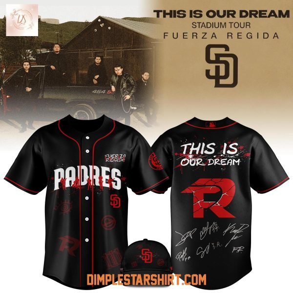 All Team MLB x Fuerza Regida This Is Our Dream Stadium Tour 2026 Jersey