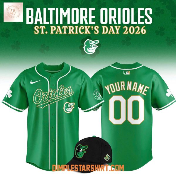Baltimore Orioles 2026 St. Patrick’s Day Jersey