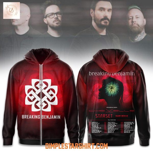 Breaking Benjamin Fall Tour 2026 Hoodie T Shirt
