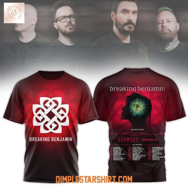 Breaking Benjamin Fall Tour 2026 Hoodie T Shirt