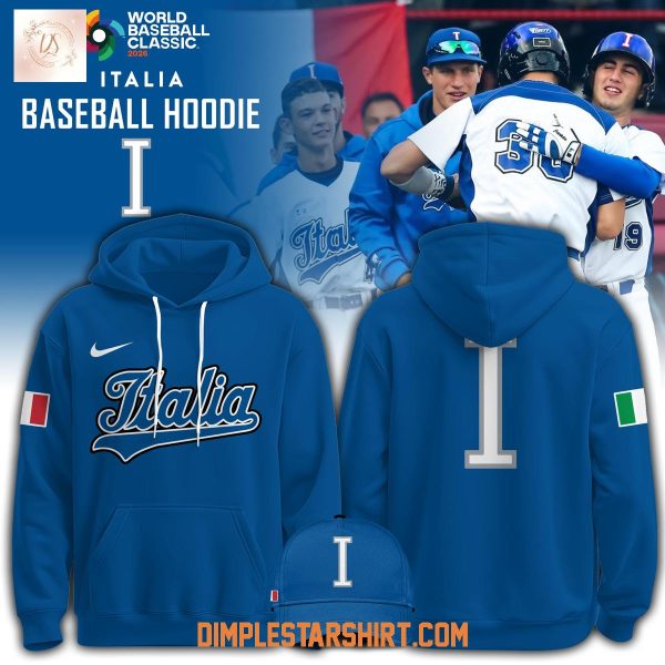 Italia Baseball 2026 World Baseball Hoodie