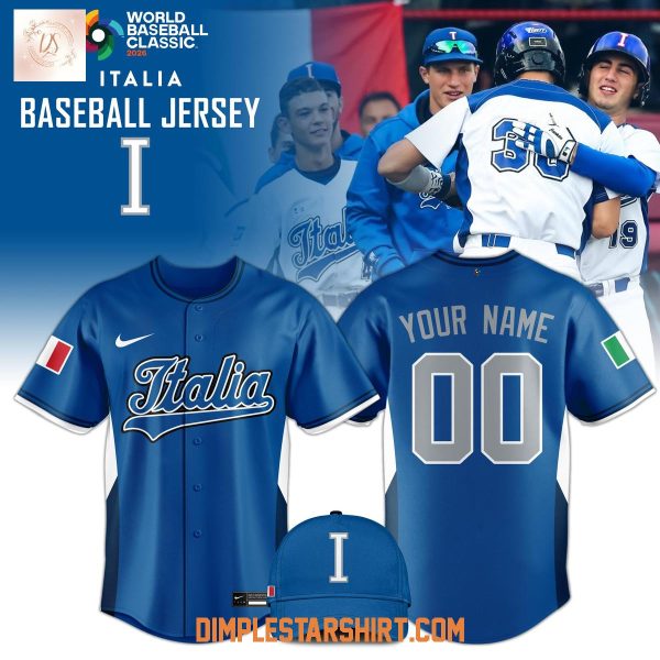 Italia Baseball 2026 World Baseball Jersey
