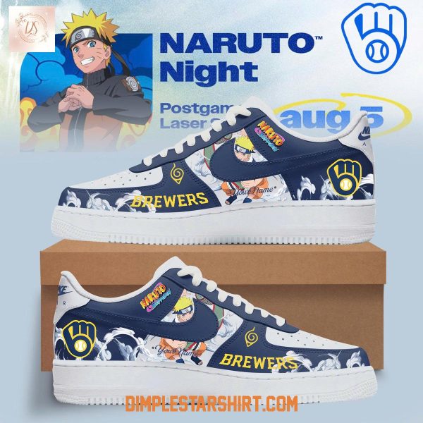 Milwaukee Brewers x Naruto Night 2026 Air Force 1 Shoes