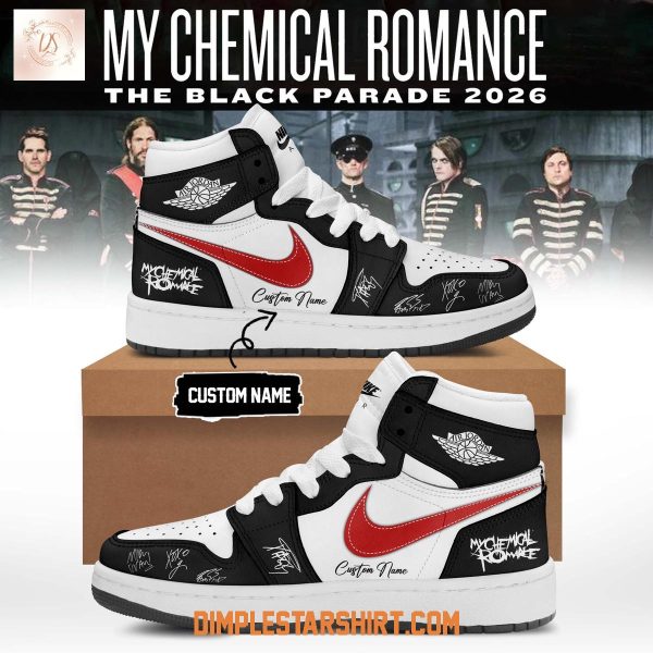 My Chemical Romance The Black Parade 2026 Air Jordan 1 Shoes