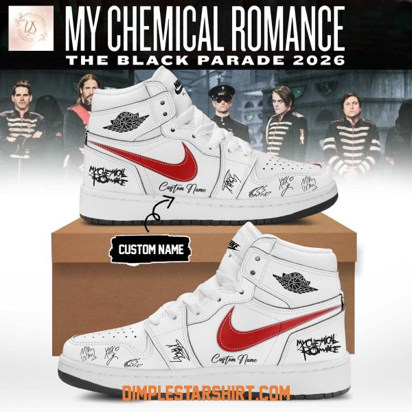 My Chemical Romance The Black Parade 2026 Air Jordan 1 Shoes