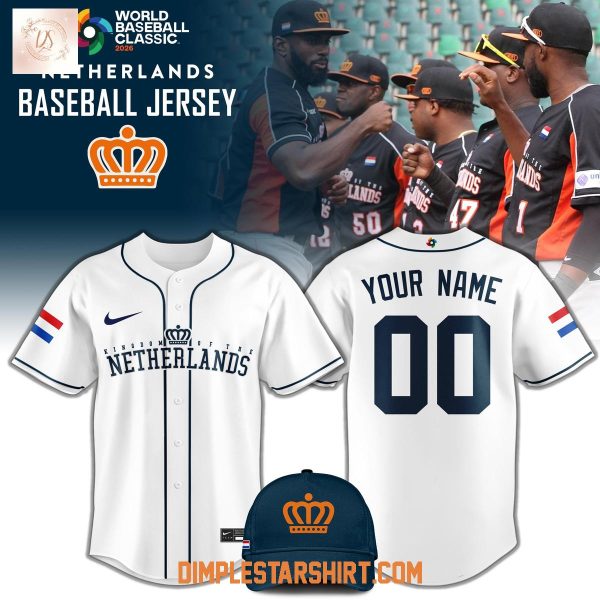 Netherlands Baseball 2026 World Baseball Jersey