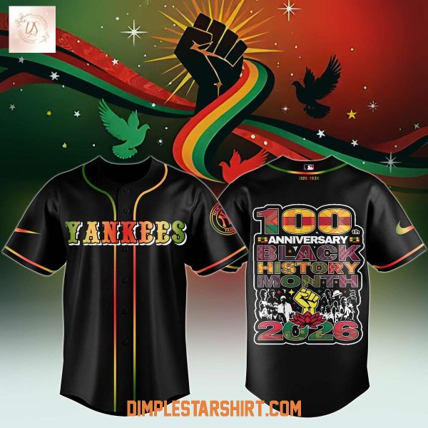 New York Yankees x Black History Month 100th Anniversary 2026 Jersey