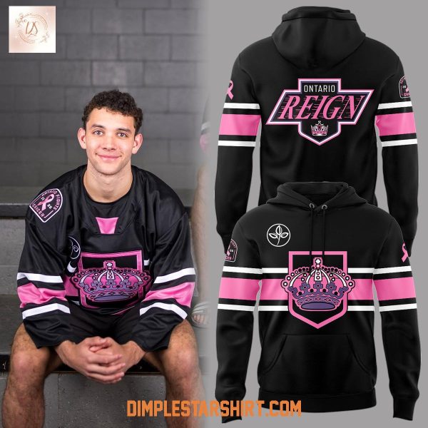 Ontario Reign Fight Cancer Hoodie T Shirt