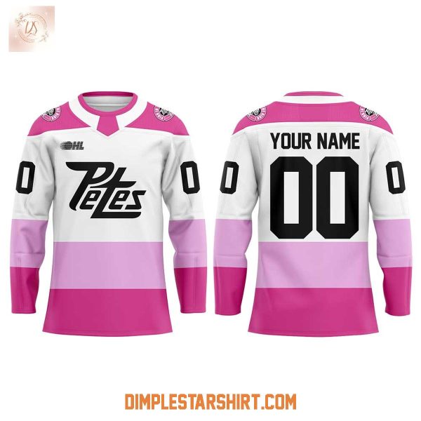 Peterborough Petes Pink In The Rink 2026 Jersey