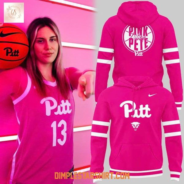 Pittsburgh Panthers Basketball Pink The Pete Hoodie TShirt