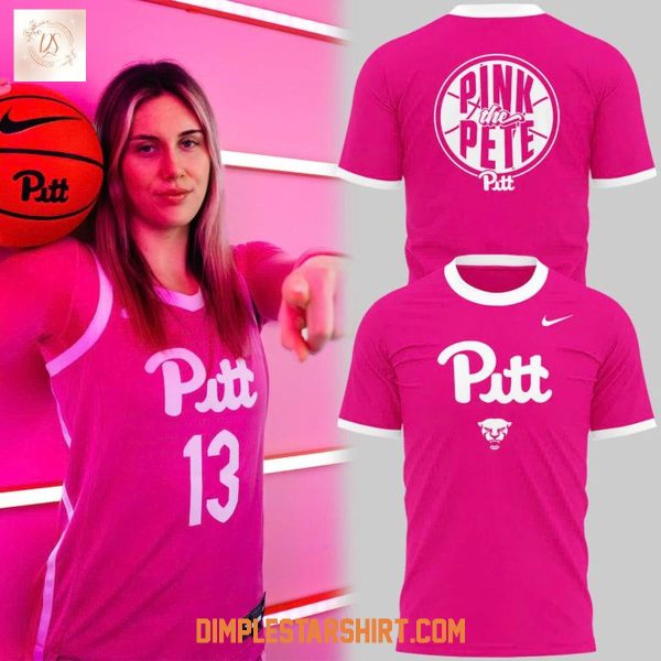 Pittsburgh Panthers Basketball Pink The Pete Hoodie TShirt