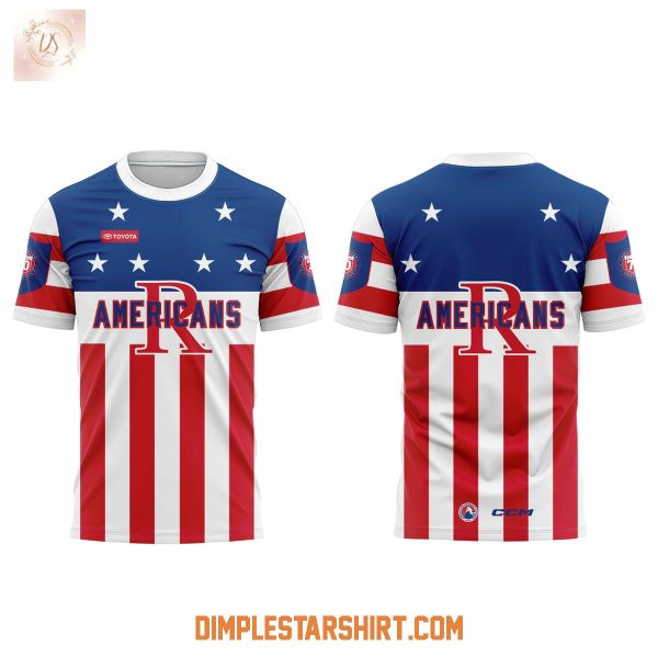 Rochester Americans 1990s Throwback Hoodie T Shirt