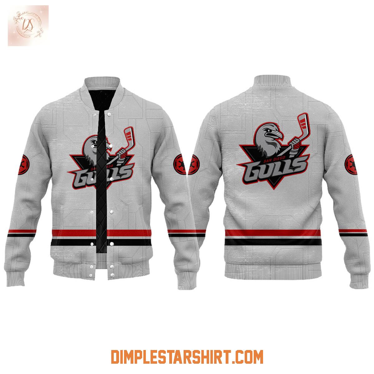 San Diego Gulls Star Wars Night 2026 Baseball Jacket San Diego Gulls Star Wars Night 2026 Baseball Jacket
