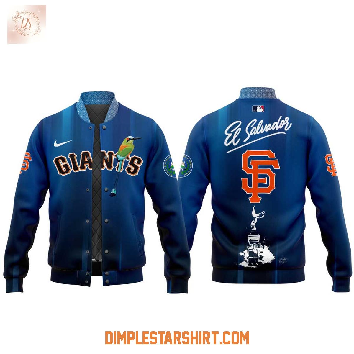 San Francisco Giants Salvadoran Heritage Night 2026 Jacket San Francisco Giants Salvadoran Heritage Night 2026 Jacket