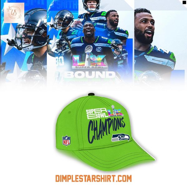 Seattle Seahawks Super Bowl LX Champions 2026 Cap