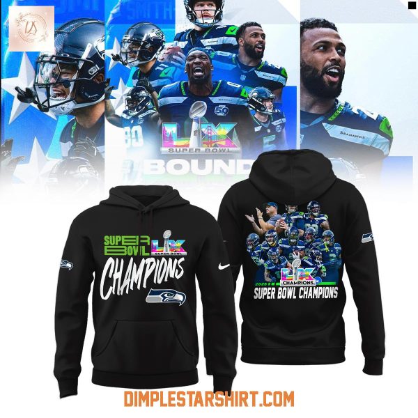 Seattle Seahawks Super Bowl LX Champions 2026 Hoodie T Shirt