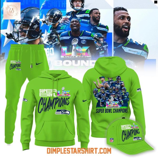 Seattle Seahawks Super Bowl LX Champions 2026 Hoodie T Shirt